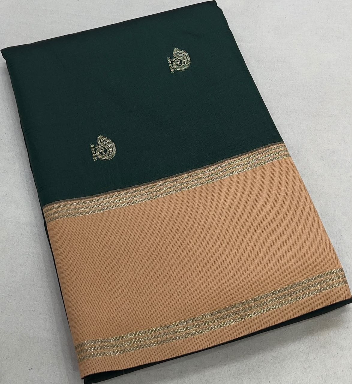 Soft Magenta Purple Gajji Soft Silk Saree
